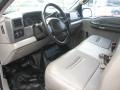 Medium Graphite 2000 Ford F250 Super Duty XL Extended Cab Interior Color