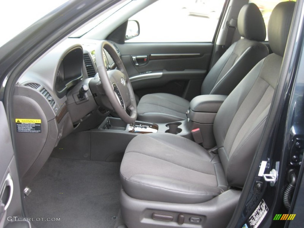 Cocoa Black Interior 2012 Hyundai Santa Fe SE V6 Photo #53475054
