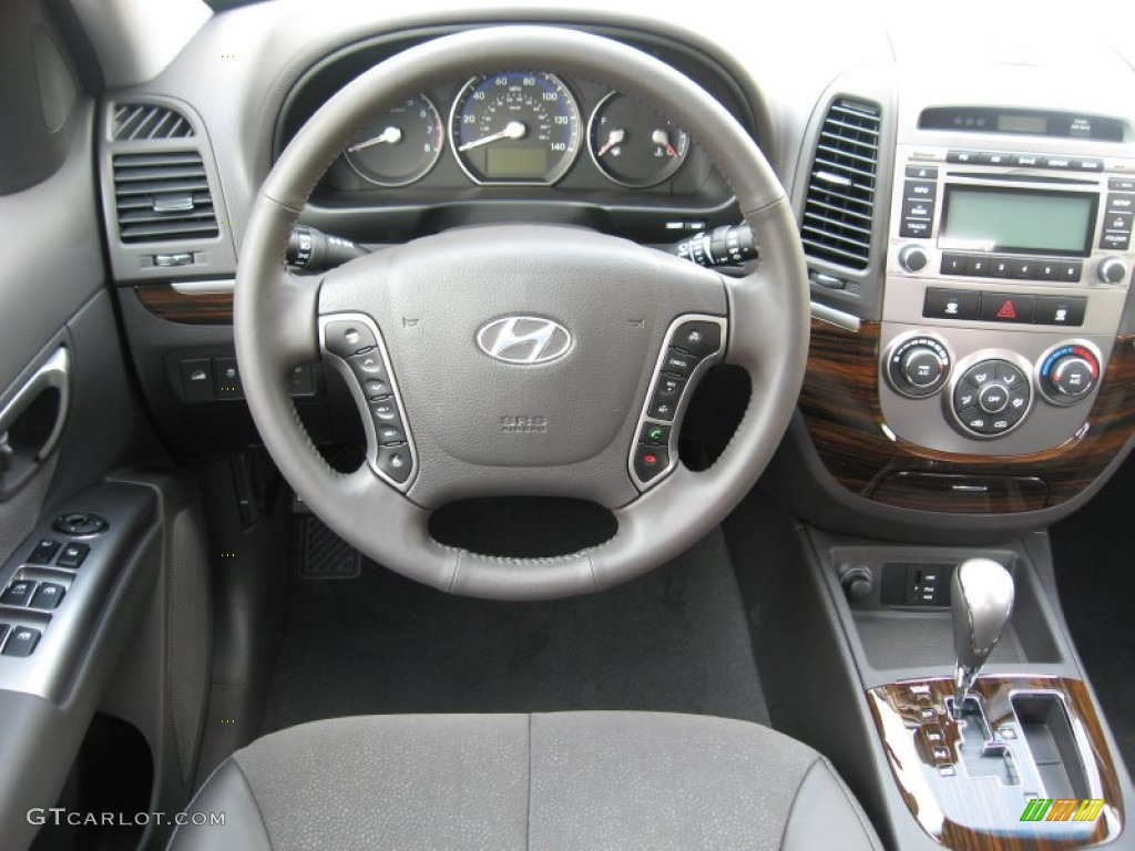 2012 Hyundai Santa Fe SE V6 Cocoa Black Dashboard Photo #53475181