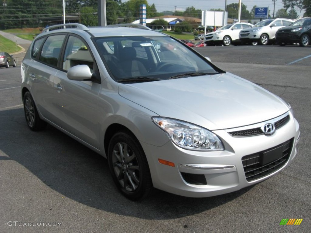 2012 Elantra GLS Touring - Shimmering Silver / Black photo #4
