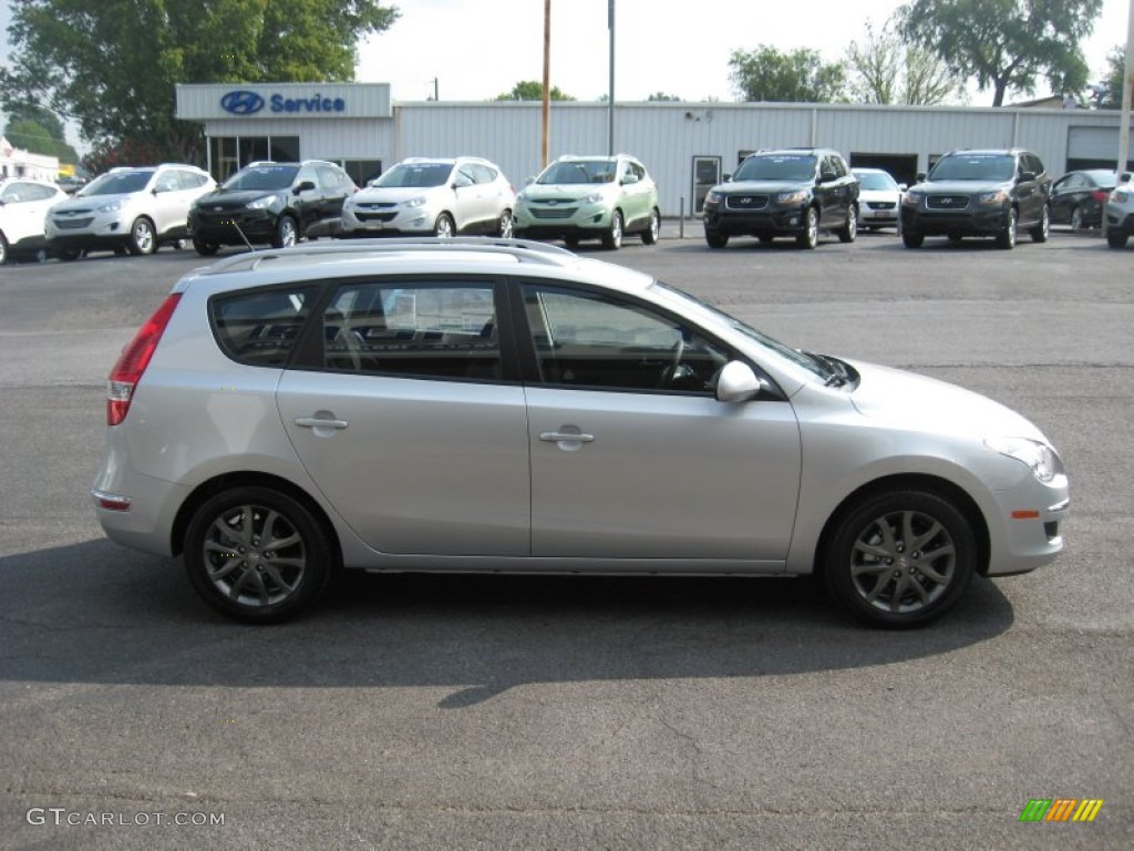 2012 Elantra GLS Touring - Shimmering Silver / Black photo #5