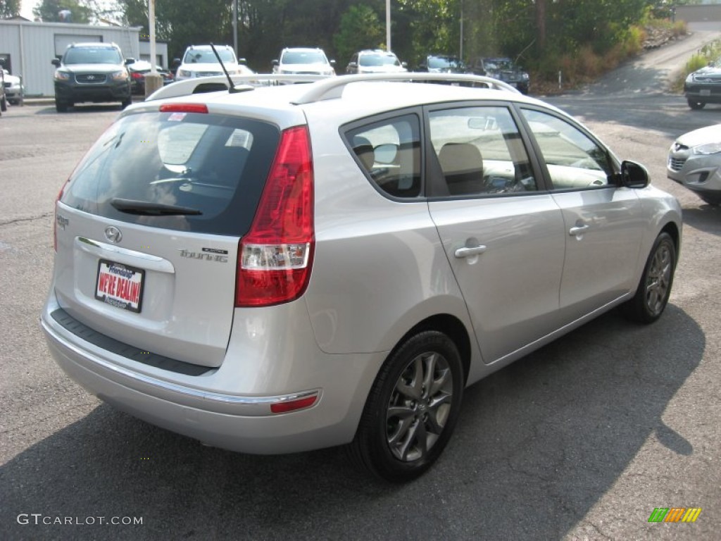 2012 Elantra GLS Touring - Shimmering Silver / Black photo #6