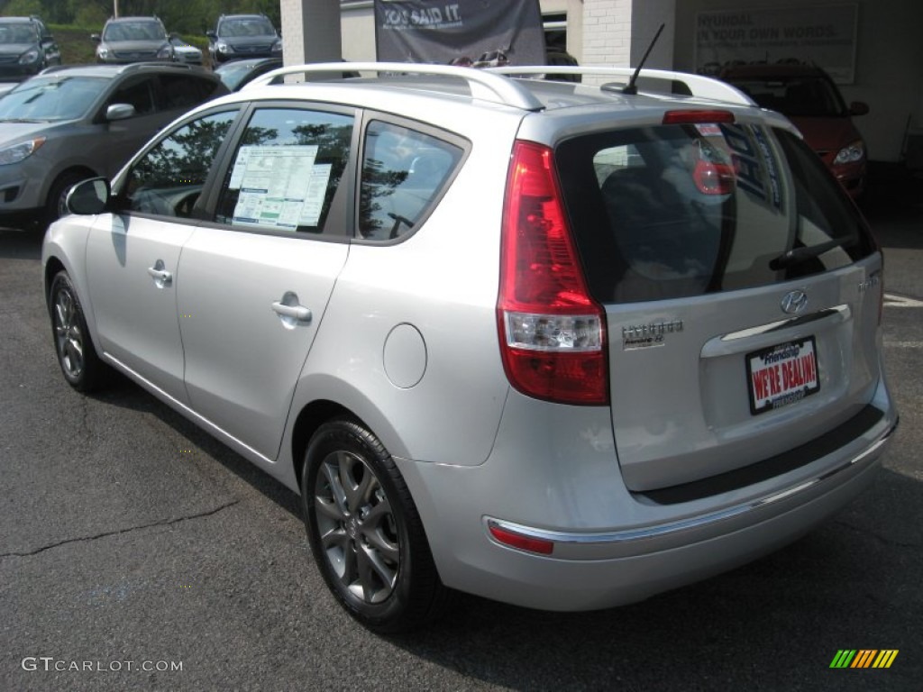 2012 Elantra GLS Touring - Shimmering Silver / Black photo #8