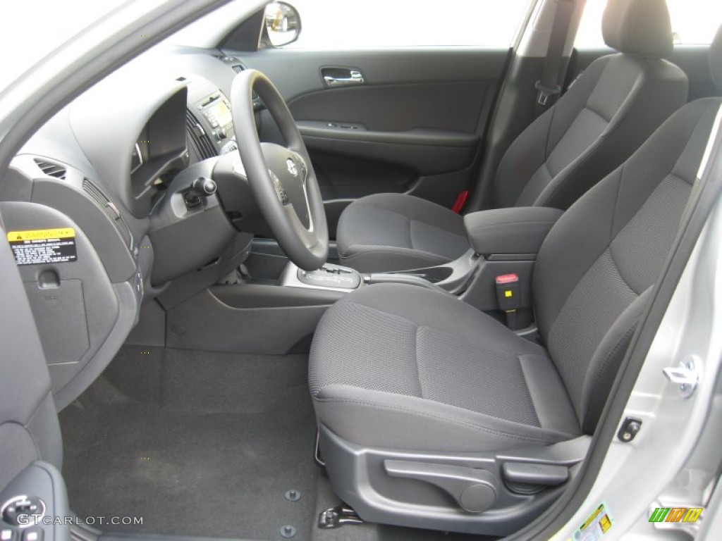 Black Interior 2012 Hyundai Elantra GLS Touring Photo #53475480
