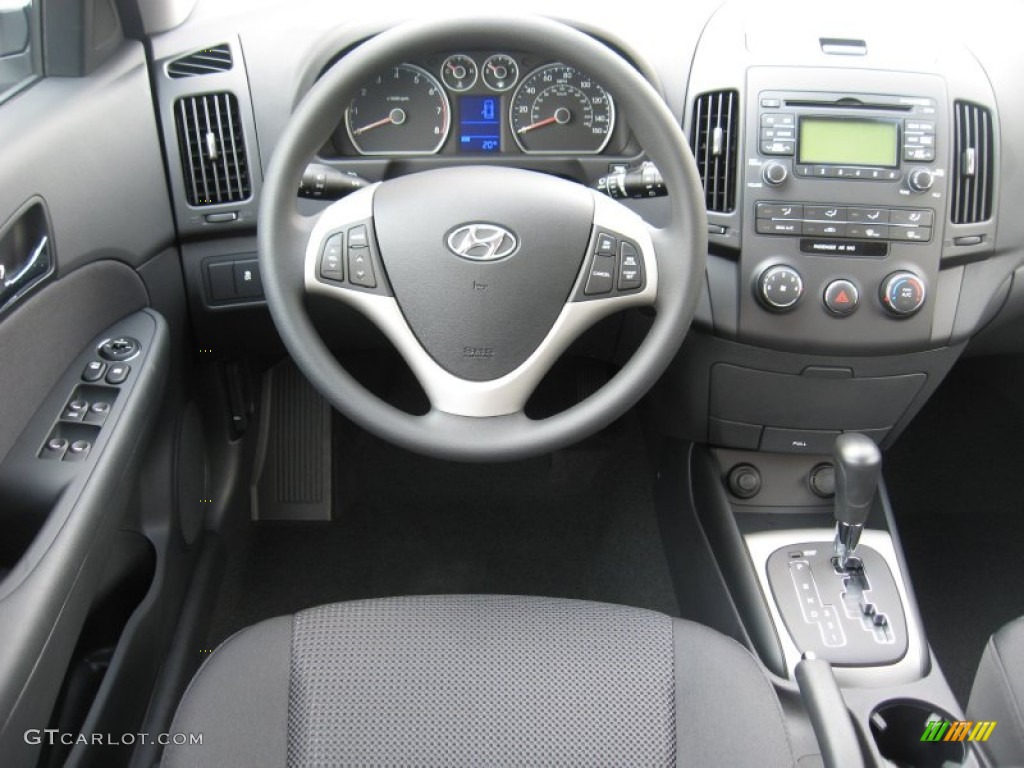 2012 Hyundai Elantra GLS Touring Black Dashboard Photo #53475616