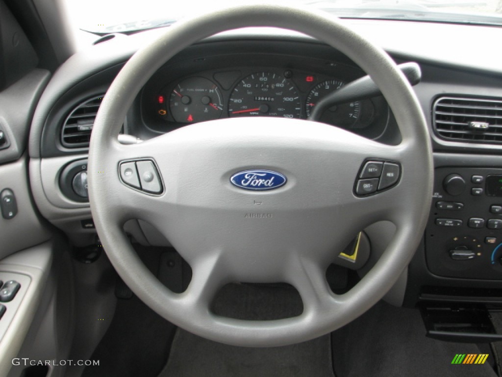 2000 Ford Taurus SES Medium Graphite Steering Wheel Photo #53475661