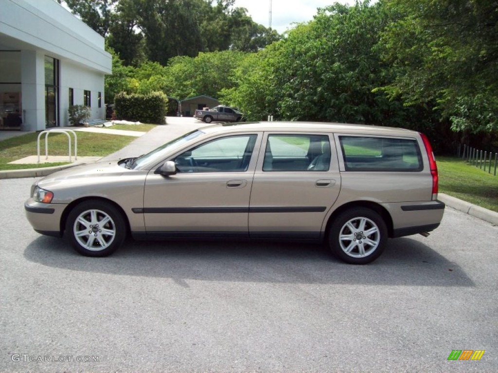 Ash Gold Metallic 2002 Volvo V70 2.4 Wagon Exterior Photo #53475859