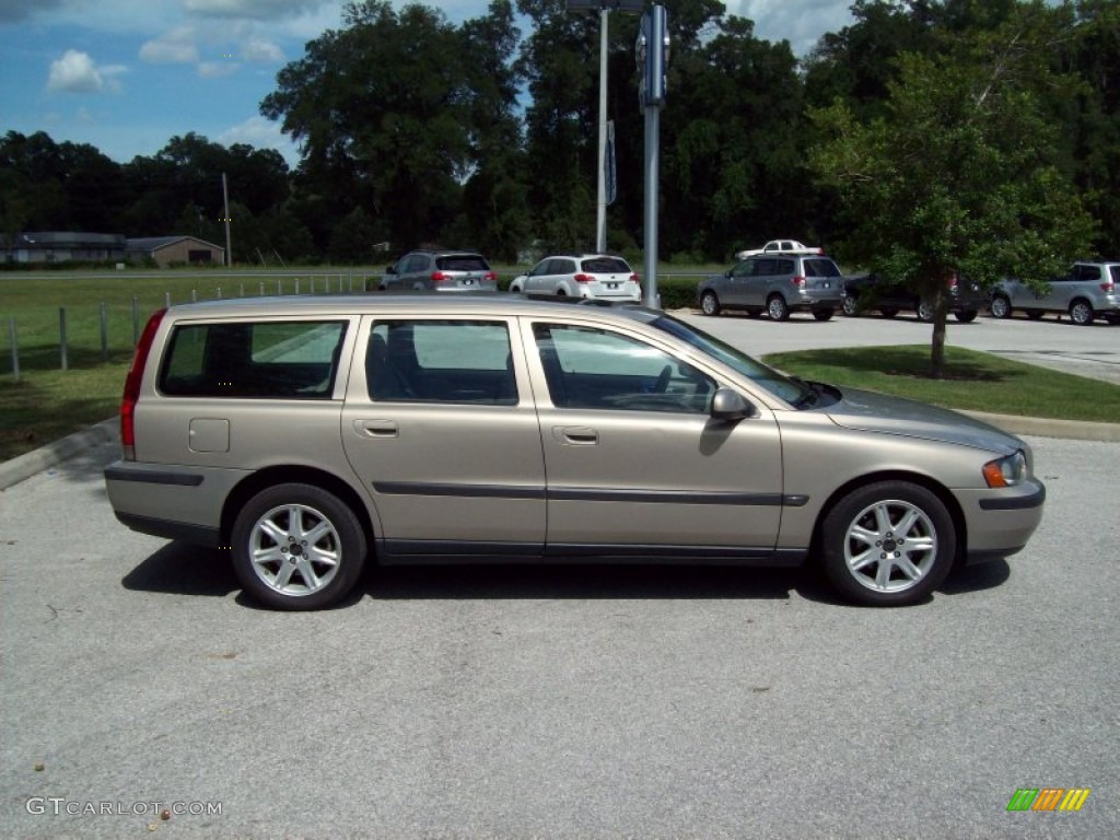 Ash Gold Metallic 2002 Volvo V70 2.4 Wagon Exterior Photo #53475922