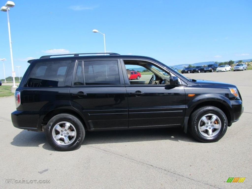 2007 Pilot EX-L - Formal Black / Gray photo #4