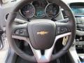 Jet Black 2012 Chevrolet Cruze Eco Steering Wheel