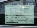 2012 Chevrolet Cruze LS Window Sticker