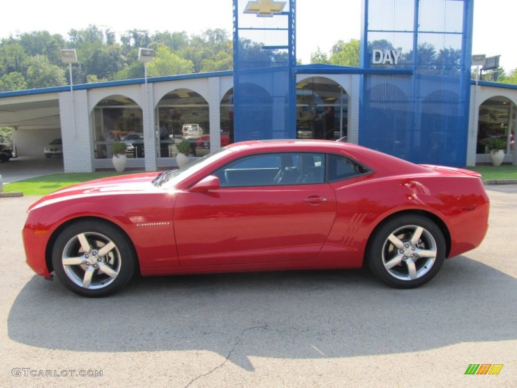 2012 Camaro LT Coupe - Victory Red / Black photo #2