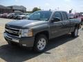 2011 Steel Green Metallic Chevrolet Silverado 1500 LT Extended Cab 4x4  photo #1