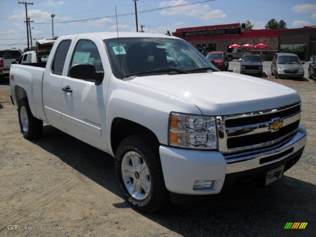 2011 Silverado 1500 LT Extended Cab 4x4 - Summit White / Ebony photo #5