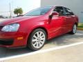 2010 Salsa Red Volkswagen Jetta Wolfsburg Edition Sedan  photo #3