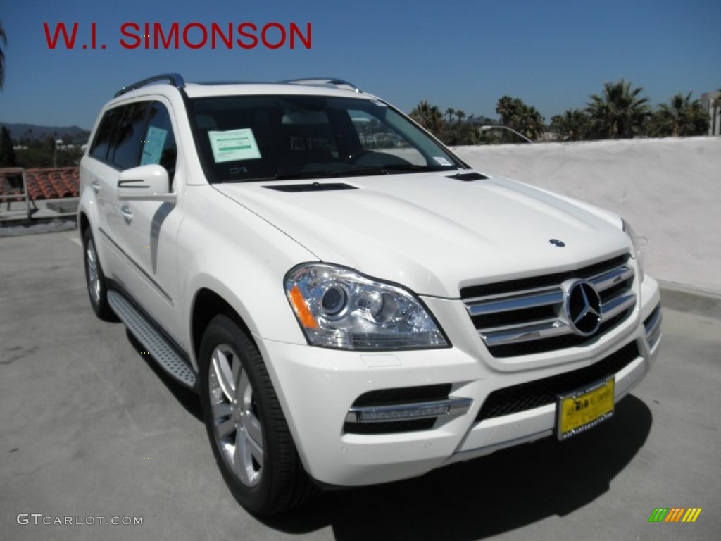 2011 GL 450 4Matic - Arctic White / Black photo #1