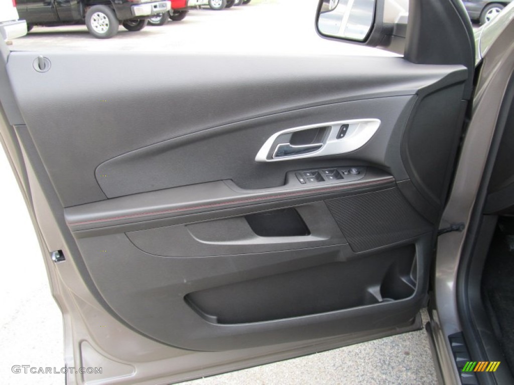 2012 Chevrolet Equinox LT AWD Jet Black Door Panel Photo #53478994