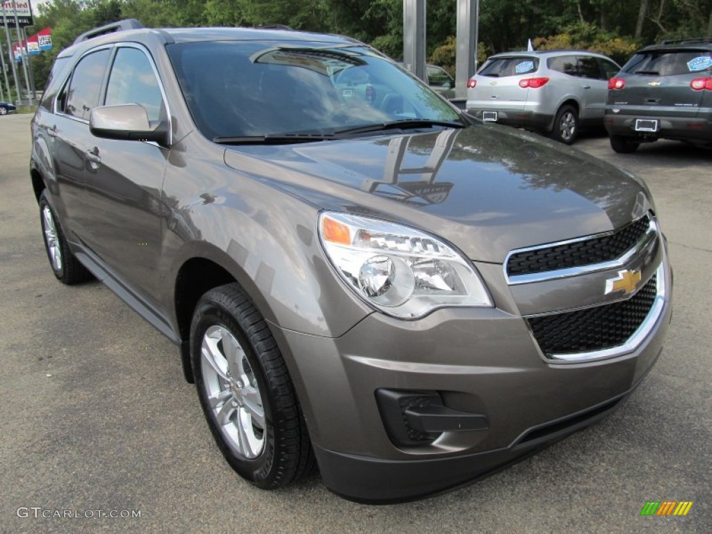 Mocha Steel Metallic 2012 Chevrolet Equinox LT AWD Exterior Photo #53479216