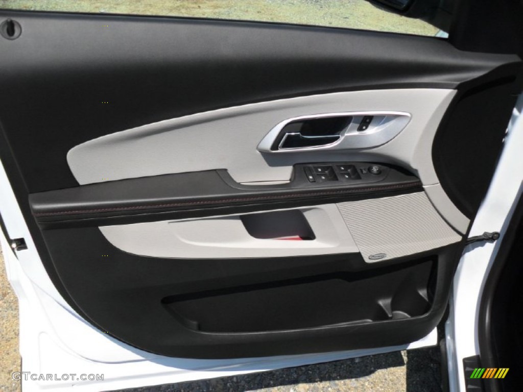 2012 Chevrolet Equinox LT Light Titanium/Jet Black Door Panel Photo #53479963