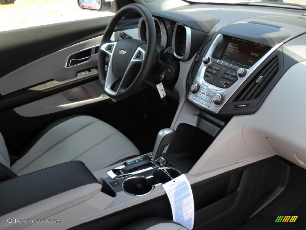 2012 Chevrolet Equinox LT Light Titanium/Jet Black Dashboard Photo #53480137