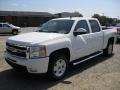 2011 Summit White Chevrolet Silverado 1500 LTZ Crew Cab 4x4  photo #1