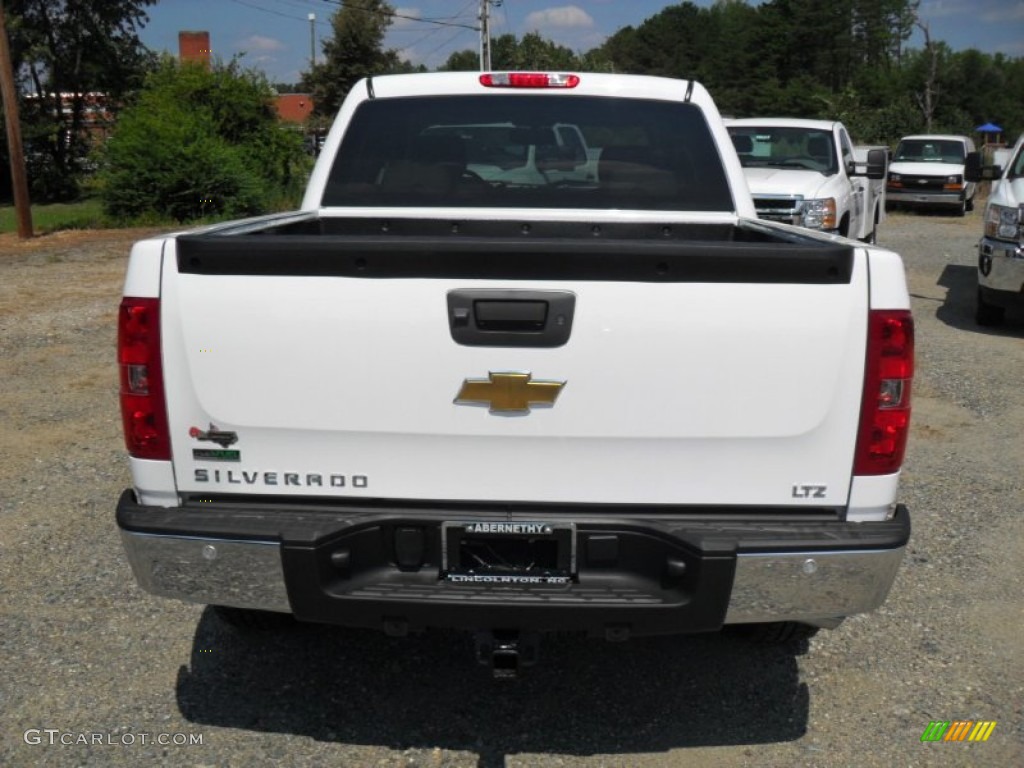 2011 Silverado 1500 LTZ Crew Cab 4x4 - Summit White / Dark Cashmere/Light Cashmere photo #3