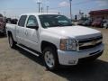 2011 Summit White Chevrolet Silverado 1500 LTZ Crew Cab 4x4  photo #5