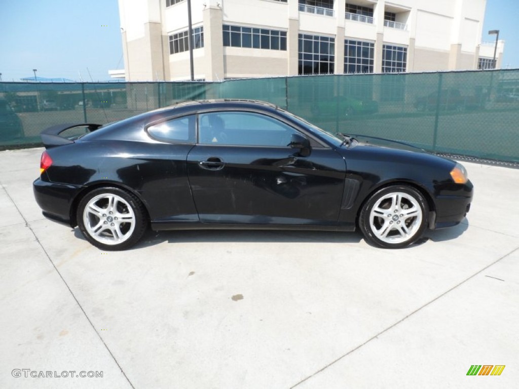 Jet Black 2004 Hyundai Tiburon GT Exterior Photo #53480392