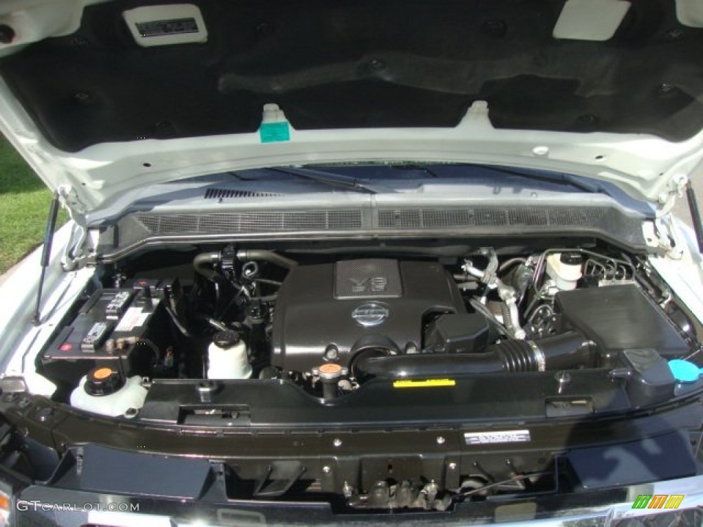 2009 Nissan Armada LE 4WD 5.6 Liter DOHC 32-Valve CVTCS V8 Engine Photo #53480499