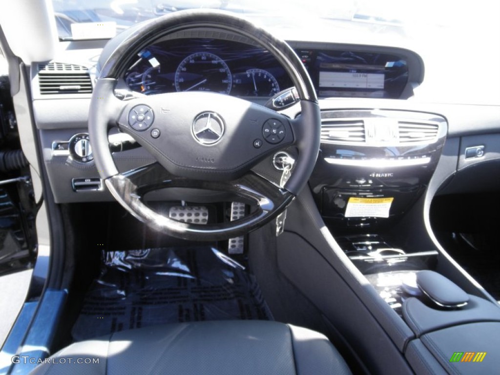2012 Mercedes-Benz CL 550 4MATIC Black Dashboard Photo #53480604