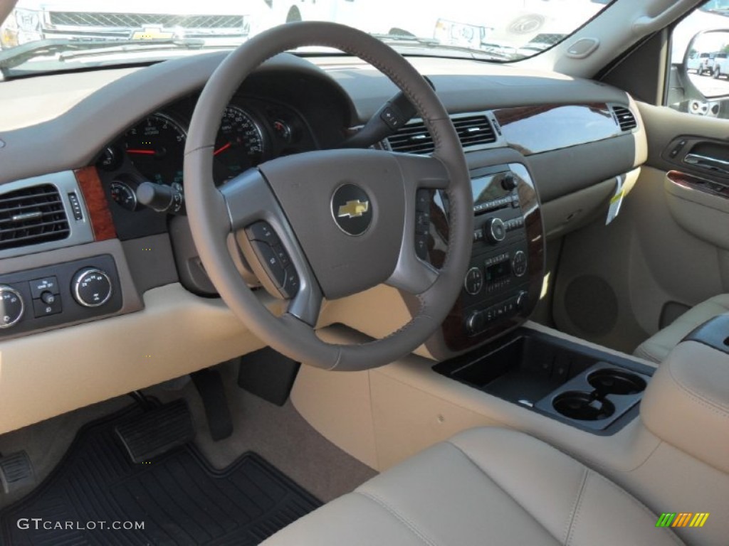 2011 Silverado 1500 LTZ Crew Cab 4x4 - Summit White / Dark Cashmere/Light Cashmere photo #26