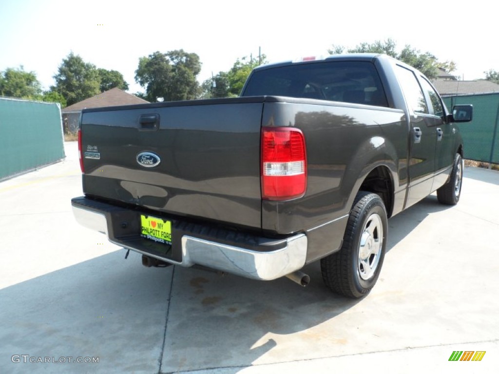 2005 F150 XLT SuperCrew - Dark Stone Metallic / Medium Flint Grey photo #3
