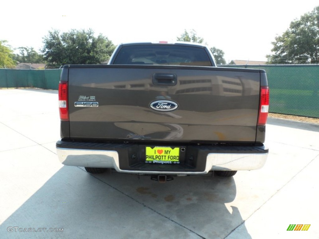2005 F150 XLT SuperCrew - Dark Stone Metallic / Medium Flint Grey photo #4