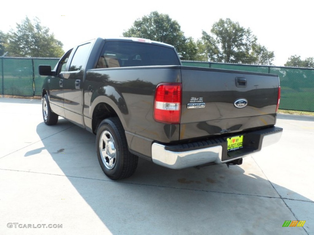 2005 F150 XLT SuperCrew - Dark Stone Metallic / Medium Flint Grey photo #5