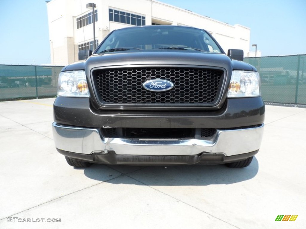 2005 F150 XLT SuperCrew - Dark Stone Metallic / Medium Flint Grey photo #9