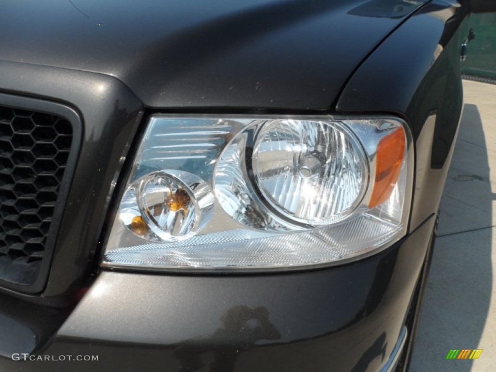 2005 F150 XLT SuperCrew - Dark Stone Metallic / Medium Flint Grey photo #12