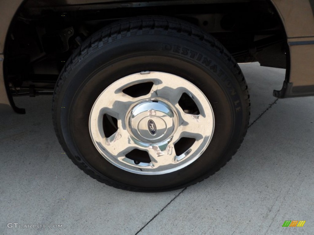 2005 F150 XLT SuperCrew - Dark Stone Metallic / Medium Flint Grey photo #15