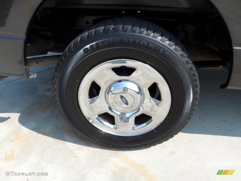 2005 F150 XLT SuperCrew - Dark Stone Metallic / Medium Flint Grey photo #16
