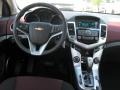 Jet Black/Sport Red 2012 Chevrolet Cruze LT/RS Dashboard