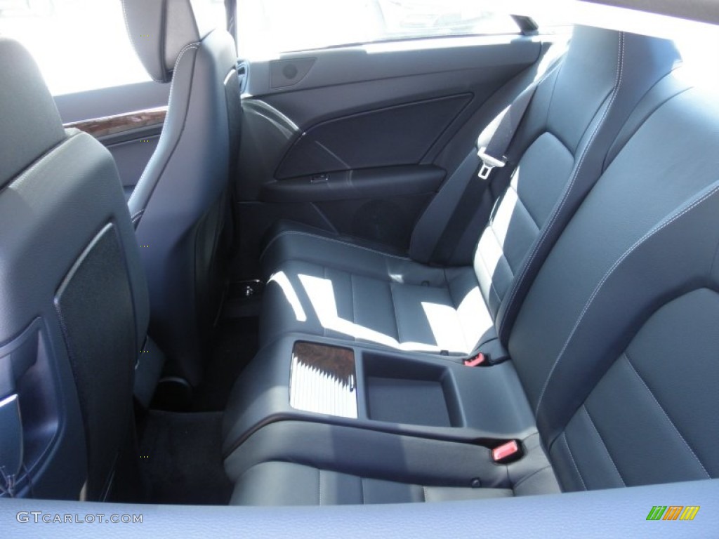 Black Interior 2012 Mercedes-Benz E 350 Coupe Photo #53481215