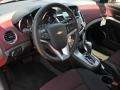 Jet Black/Sport Red Prime Interior Photo for 2012 Chevrolet Cruze #53481339