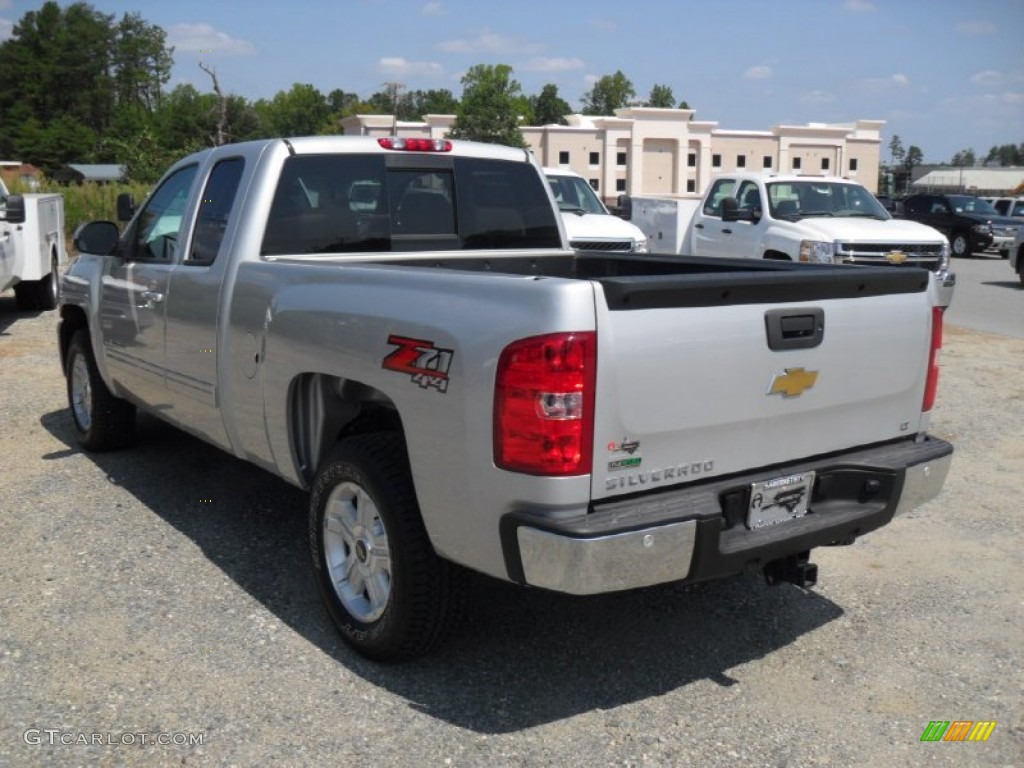 2011 Silverado 1500 LT Extended Cab 4x4 - Sheer Silver Metallic / Light Titanium/Ebony photo #2