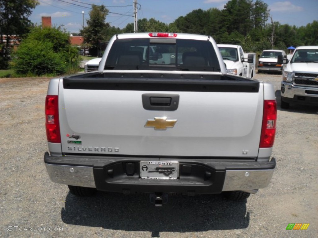 2011 Silverado 1500 LT Extended Cab 4x4 - Sheer Silver Metallic / Light Titanium/Ebony photo #3