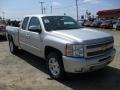 2011 Sheer Silver Metallic Chevrolet Silverado 1500 LT Extended Cab 4x4  photo #5