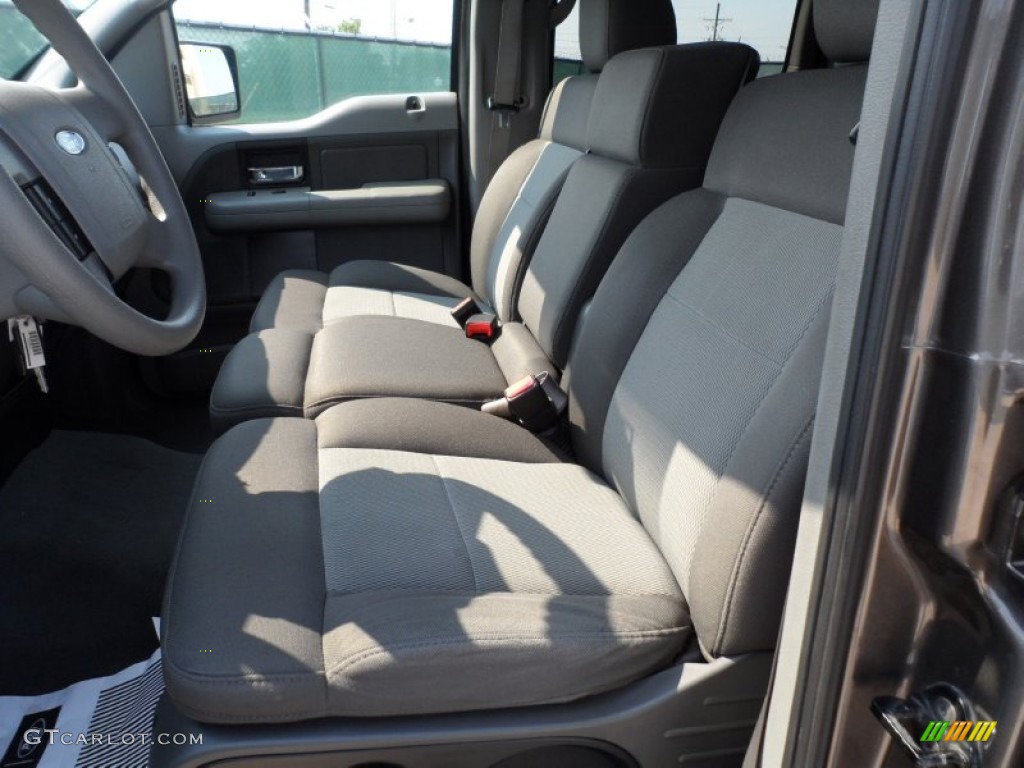 2005 F150 XLT SuperCrew - Dark Stone Metallic / Medium Flint Grey photo #40