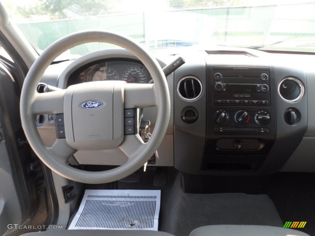 2005 F150 XLT SuperCrew - Dark Stone Metallic / Medium Flint Grey photo #43