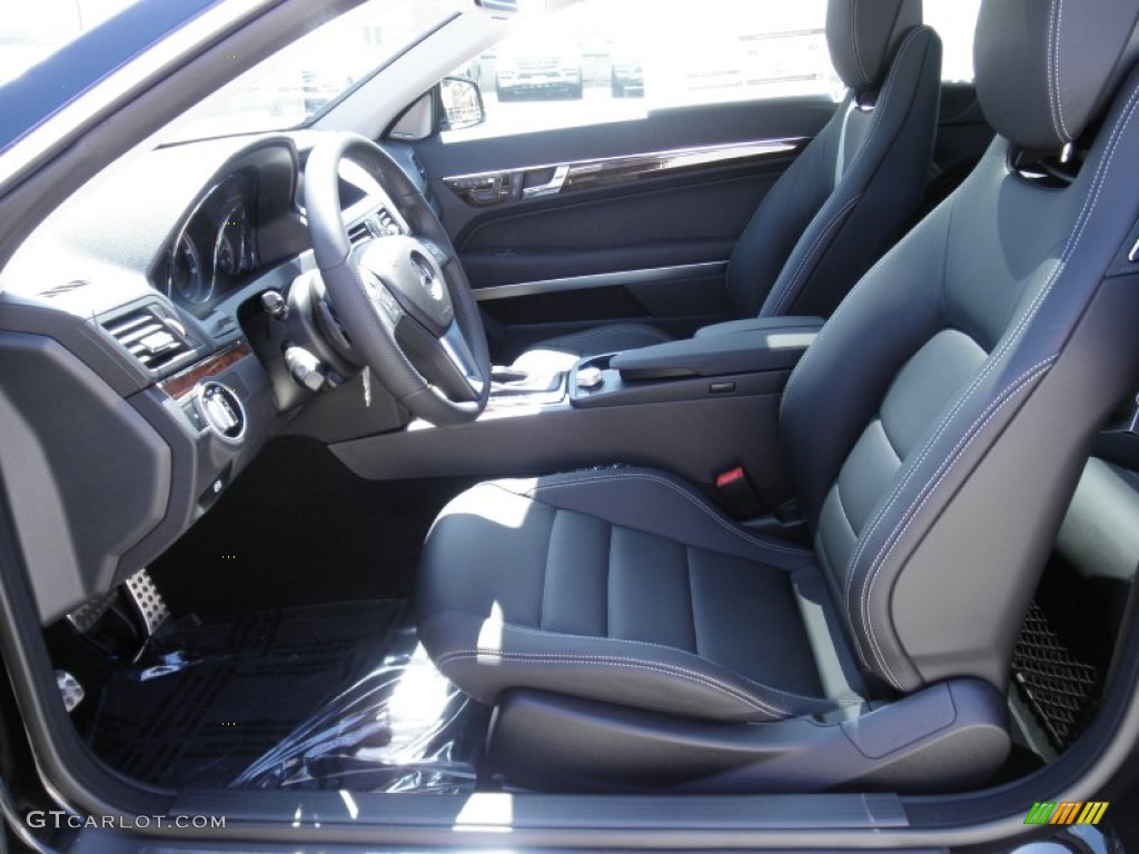 Black Interior 2012 Mercedes-Benz E 350 Coupe Photo #53481671
