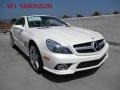 Diamond White Metallic 2012 Mercedes-Benz SL 550 Roadster