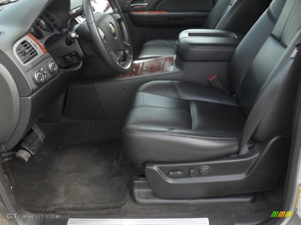 Ebony Interior 2008 Chevrolet Suburban 1500 LTZ 4x4 Photo #53481860