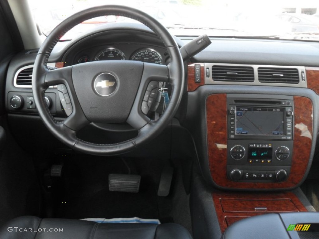 2008 Chevrolet Suburban 1500 LTZ 4x4 Ebony Dashboard Photo #53482012
